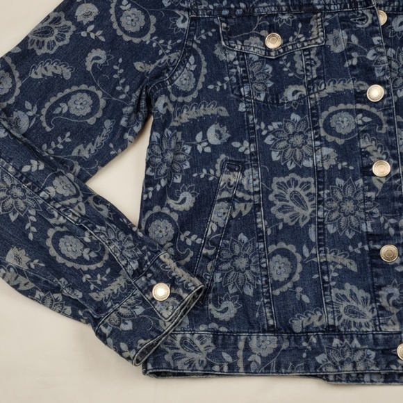Pendleton Paisley Print Denim Jacket - Picture 4 of 6